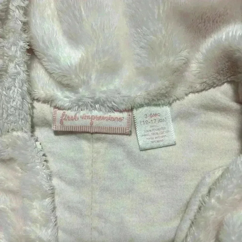 First Impressions lightweight snowsuit pink size 3-6m